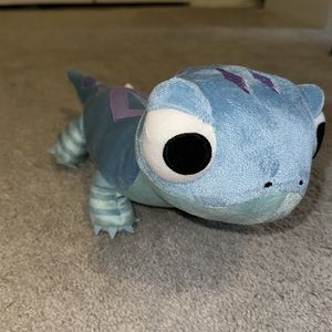 Disney Frozen II Bruni Plush Fire Spirit Blue Salamander Lizard Stuffed Animal